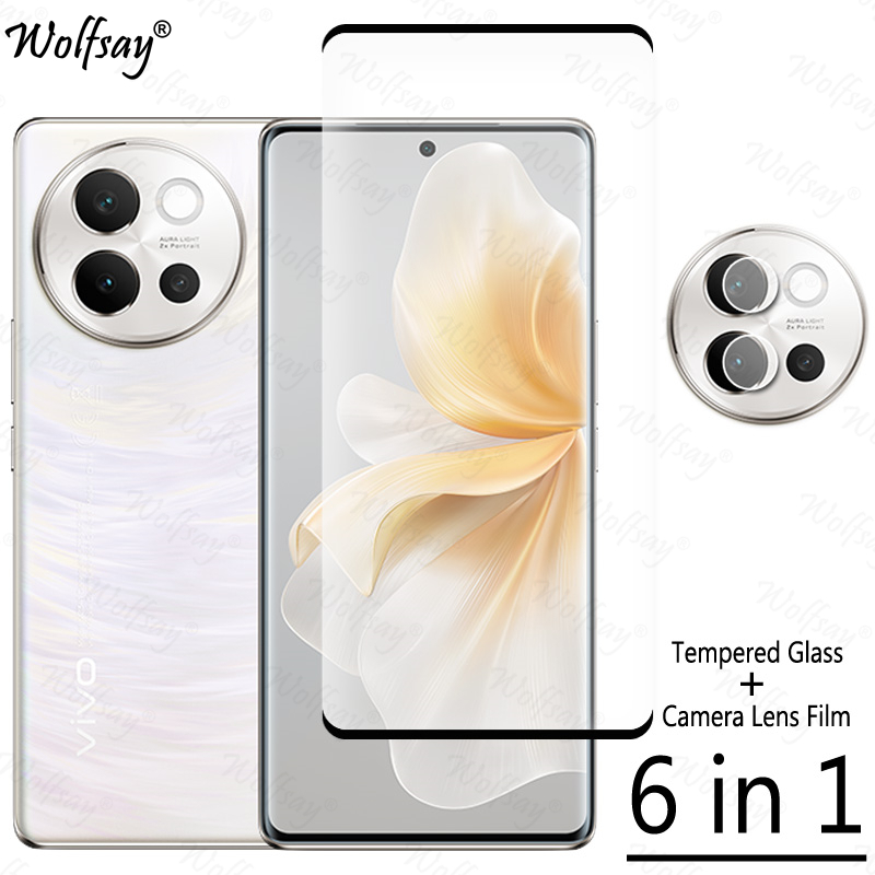 Vivo V40 - Capa completa de vidro temperado para