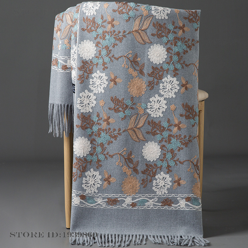 Cachecol Feminino de Caxemira  - Cashmere Throw Blanket avaliação e preço