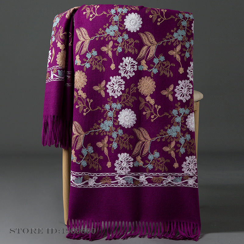 Cachecol Feminino de Caxemira  - Cashmere Throw Blanket avaliação e preço