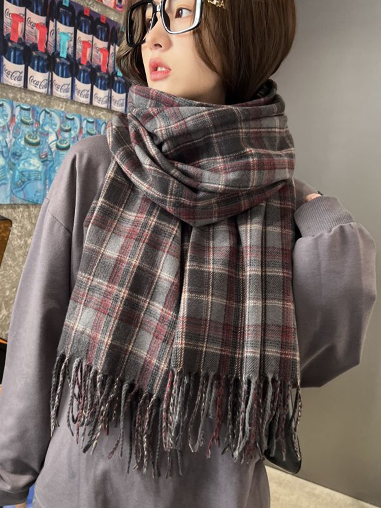 Novo Cachecol Feminino de Imit - Cashmere Throw Blanket avaliação e preço