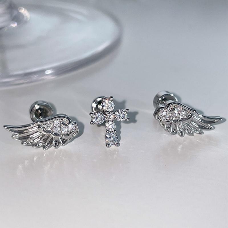 Brincos de Asas de Anjo em Est - Luxury Lifestyle Gifts avaliação e preço